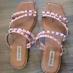 Steve madden spiked slides